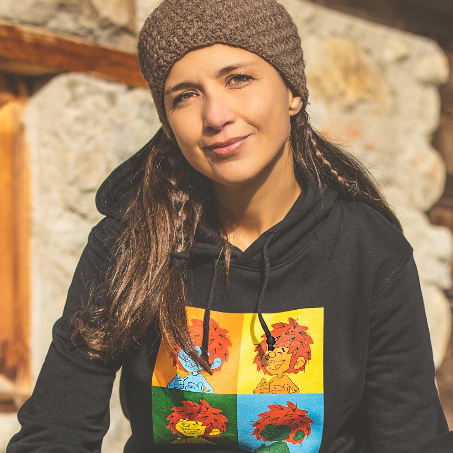 Â®Pumuckl Damen Hoodie "Pop Art"