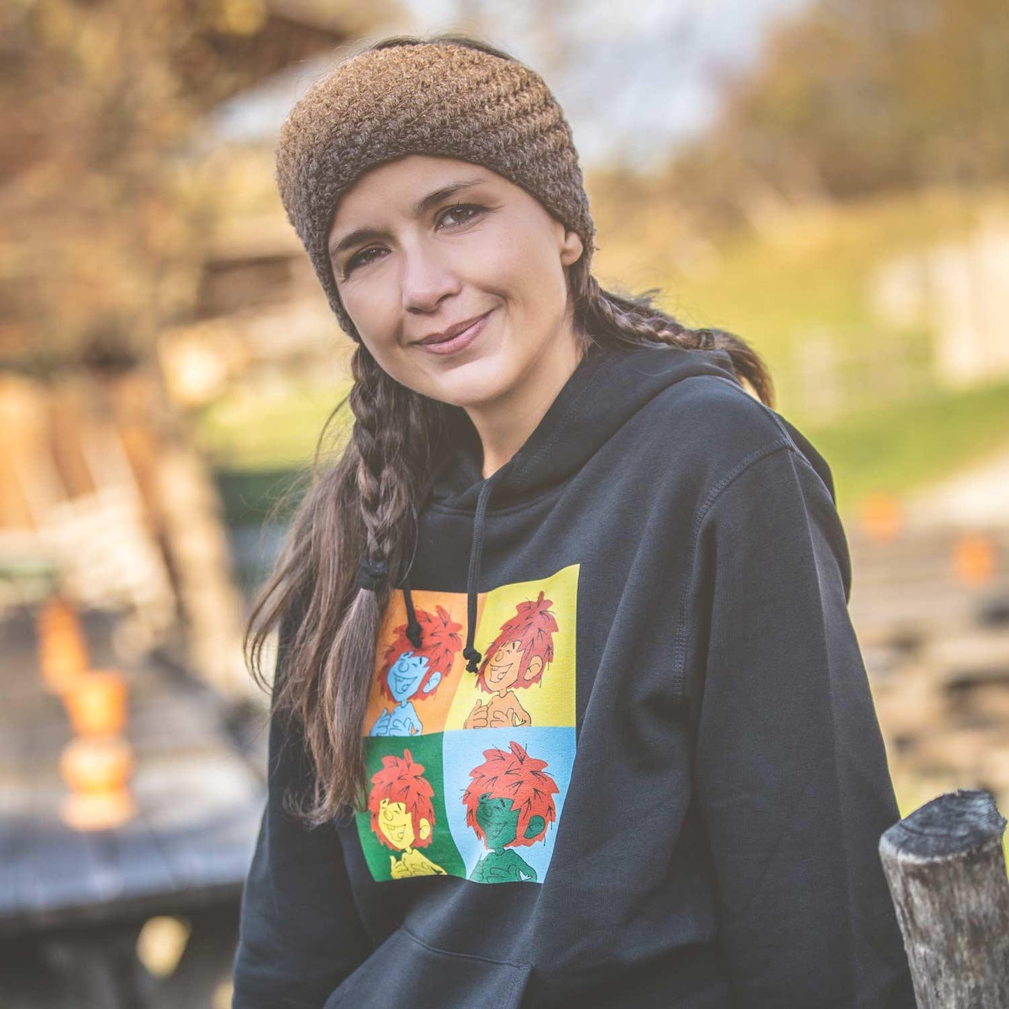 Â®Pumuckl Damen Hoodie "Pop Art"