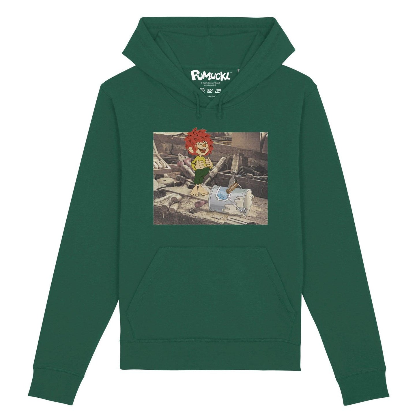 Â®Pumuckl Damen Hoodie "Werkstatt"
