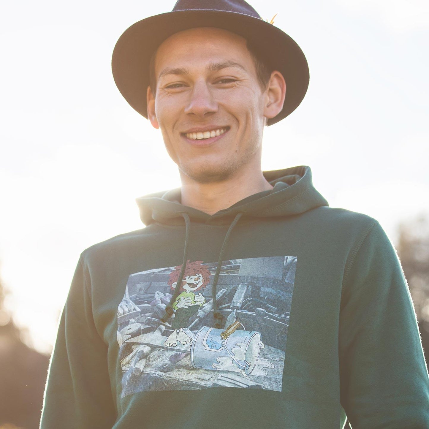 Â®Pumuckl Herren Hoodie "Werkstatt"