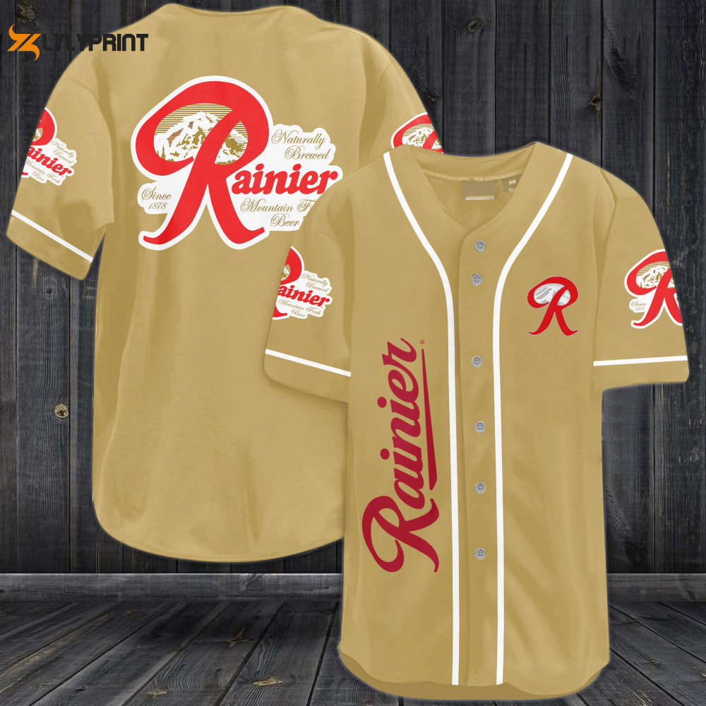Rainier Beer Baseball Jersey - lylyprint.com