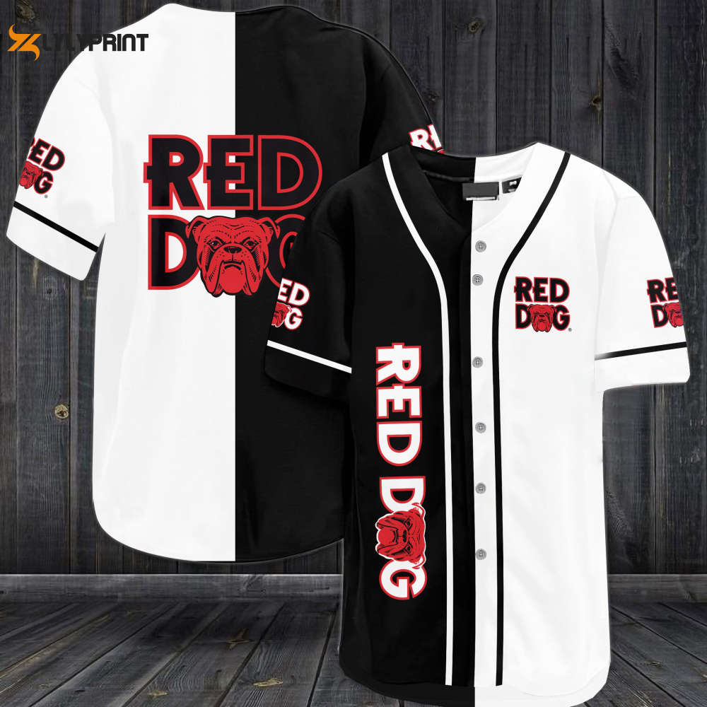 Red Dog Beer Baseball Jersey - Gift for Men Women - lylyprint.com