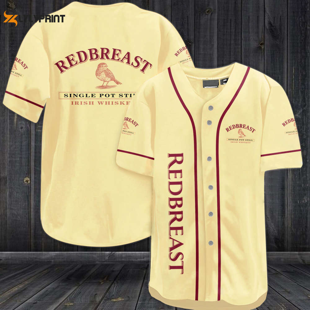 Redbreast Irish Whiskey Baseball Jersey - Gift for Men Women - lylyprint.com