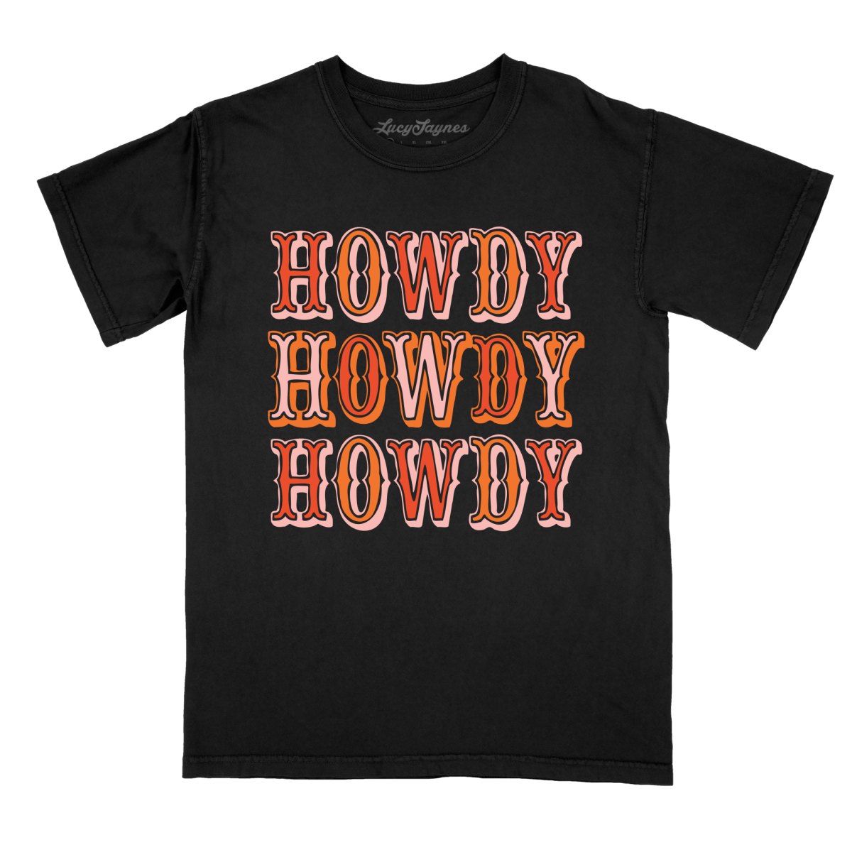 Retro Howdy Comfort Colors Tee