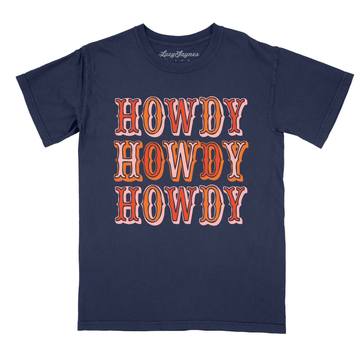 Retro Howdy Comfort Colors Tee