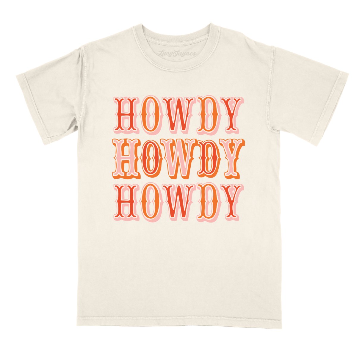 Retro Howdy Comfort Colors Tee