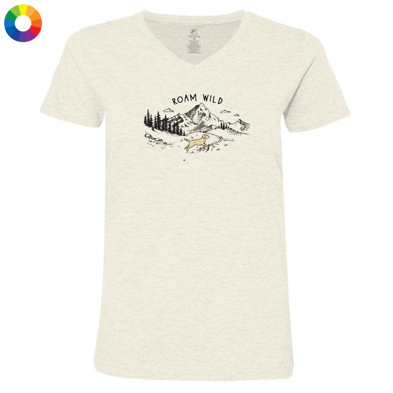 Roam Wild - Ladies T-Shirt V-Neck