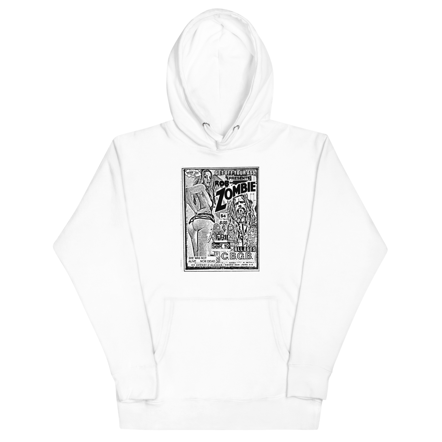 Rob Zombie Live at the CBGB Hoodie