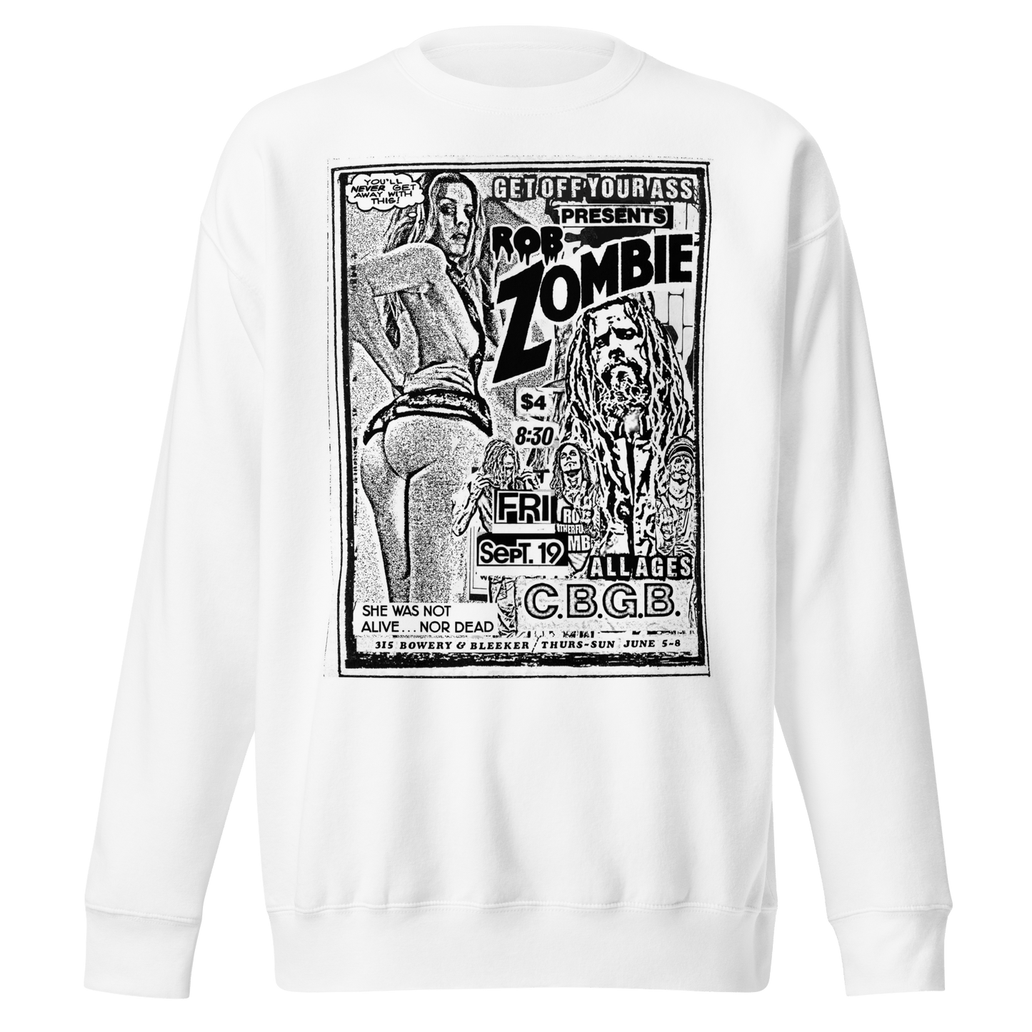 Rob Zombie Live at the CBGB Sweatshirt