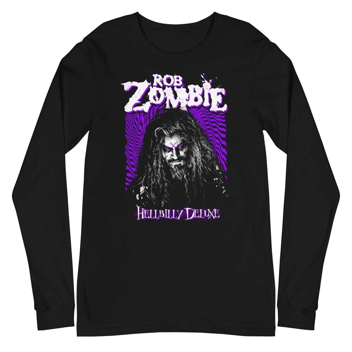 Rob Zombie - Hellbilly Purple Long Sleeve T-Shirt