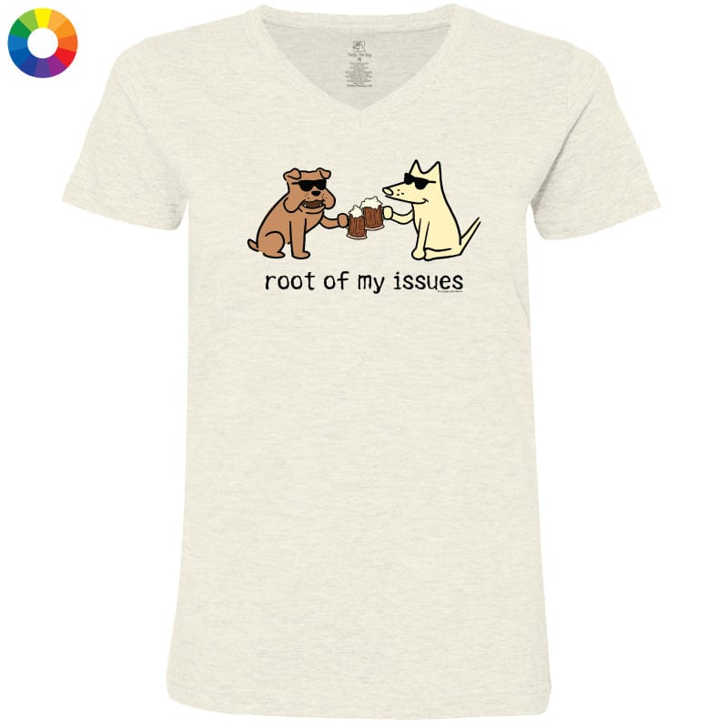 Root of my Issues - Ladies T-Shirt V-Neck