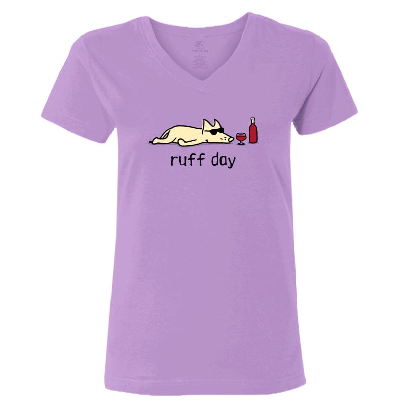 Ruff Day - Ladies T-Shirt V-Neck