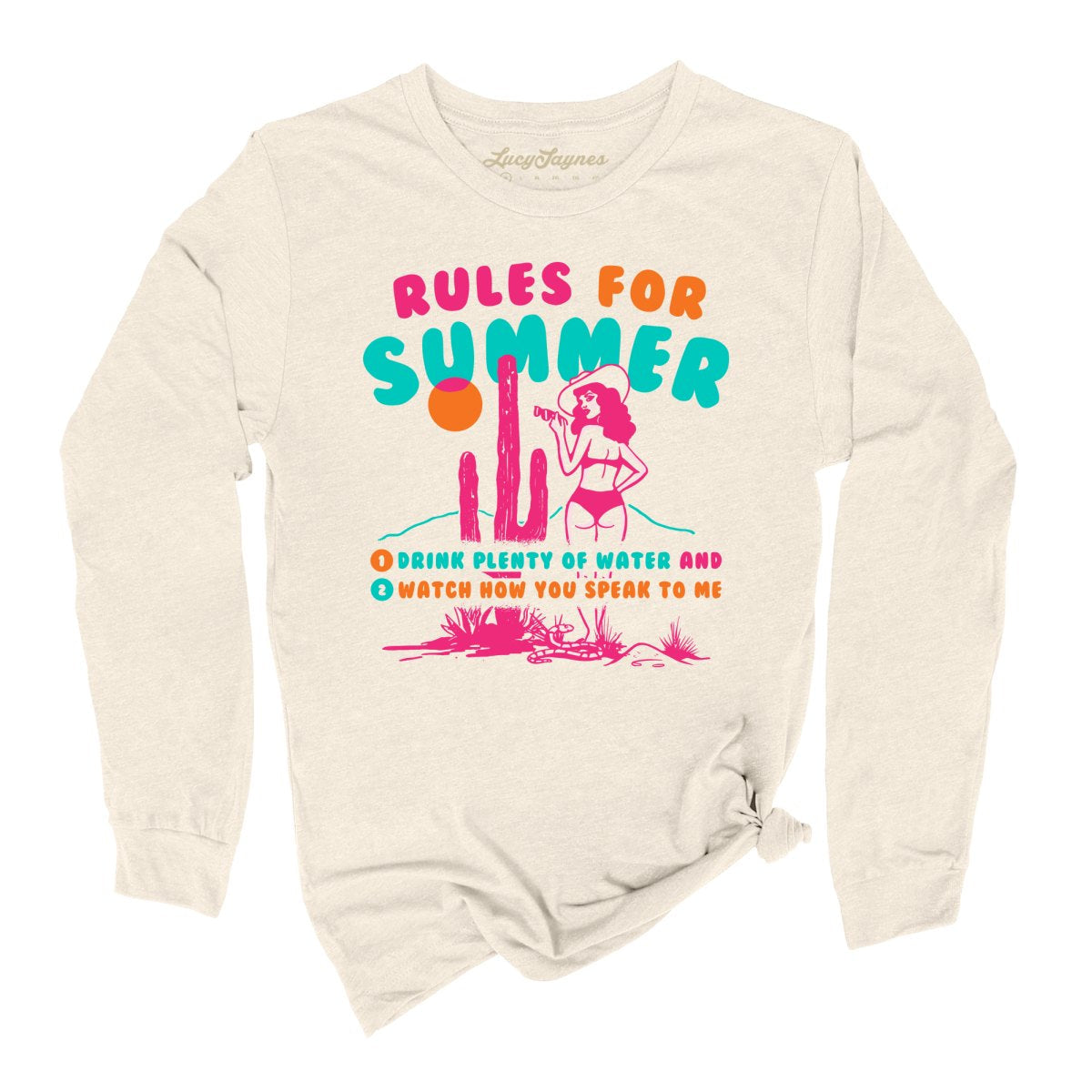 Rules For Summer Long Sleeve Tee
