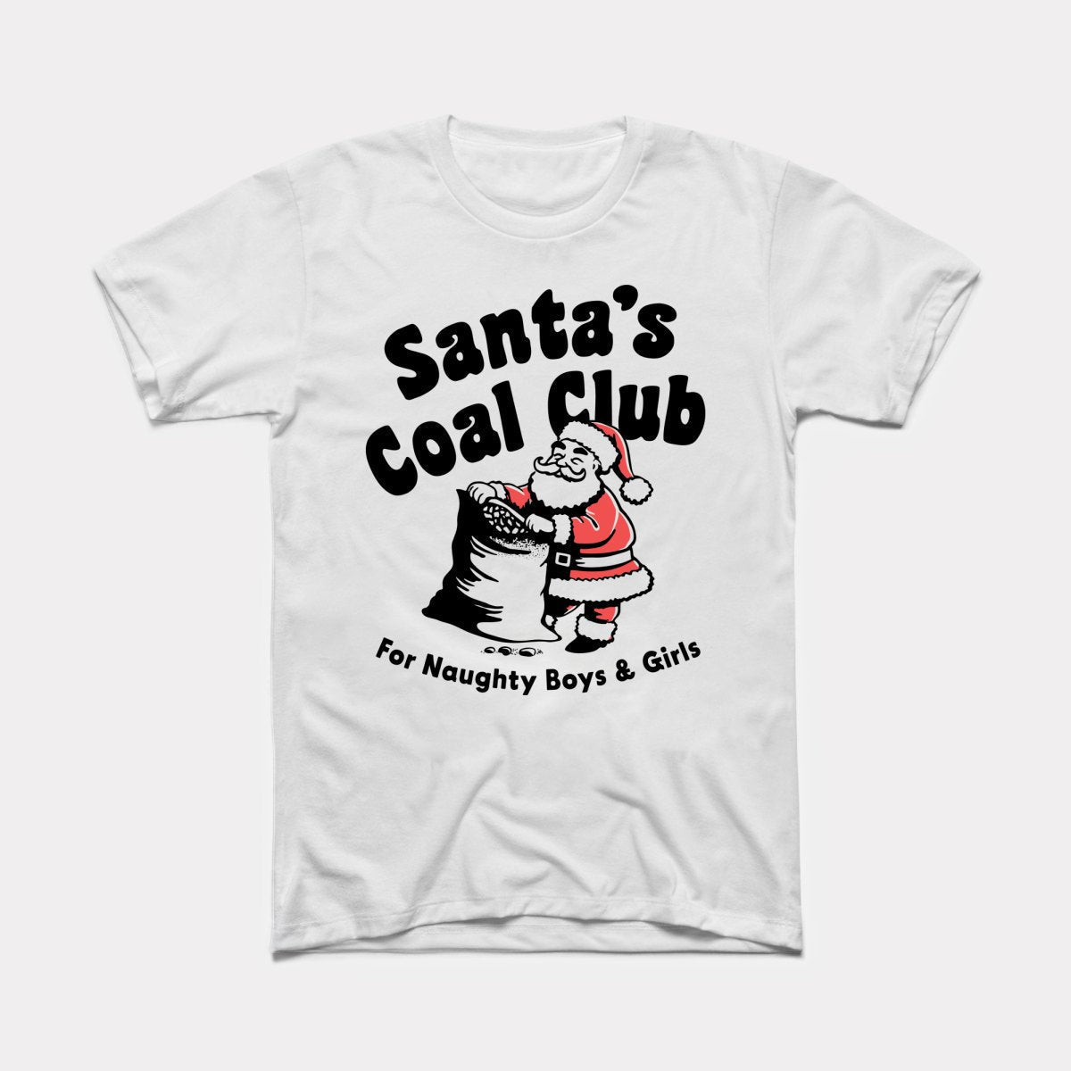 Santa's Coal Club Adult Unisex Tee