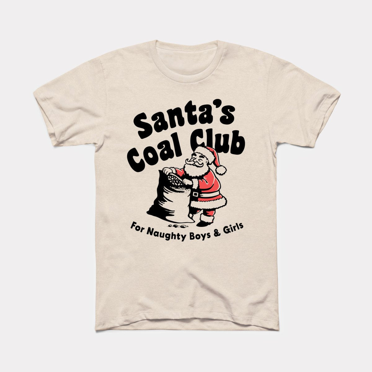 Santa's Coal Club Adult Unisex Tee