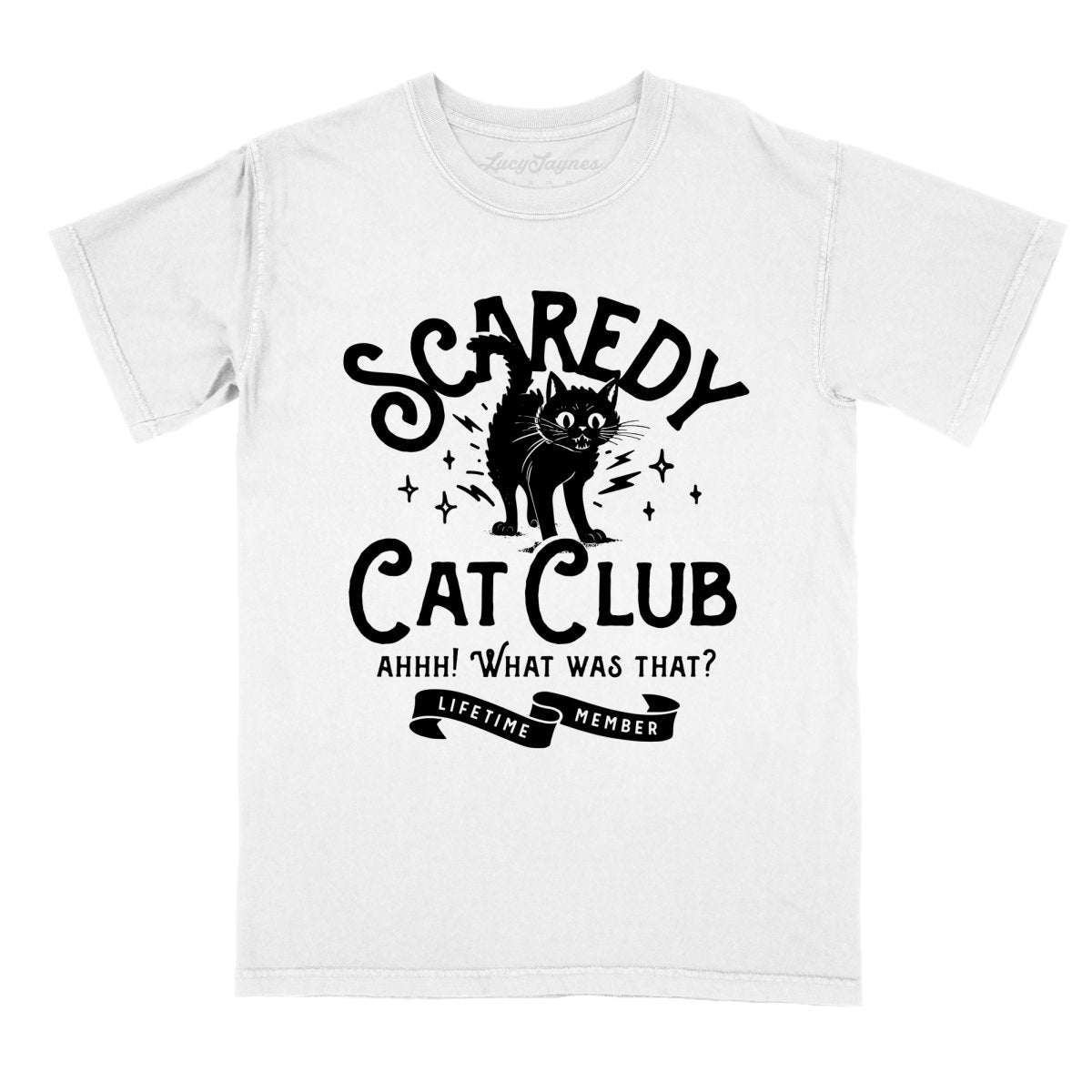 Scaredy Cat Club Comfort Colors Tee