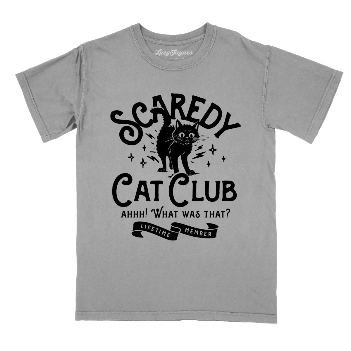 Scaredy Cat Club Comfort Colors Tee