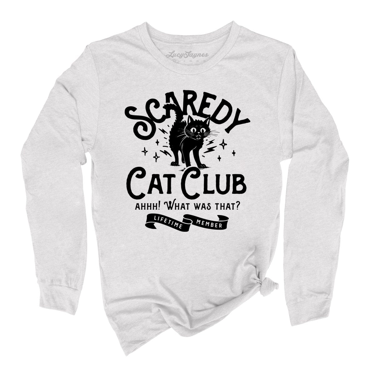 Scaredy Cat Club Long Sleeve Tee