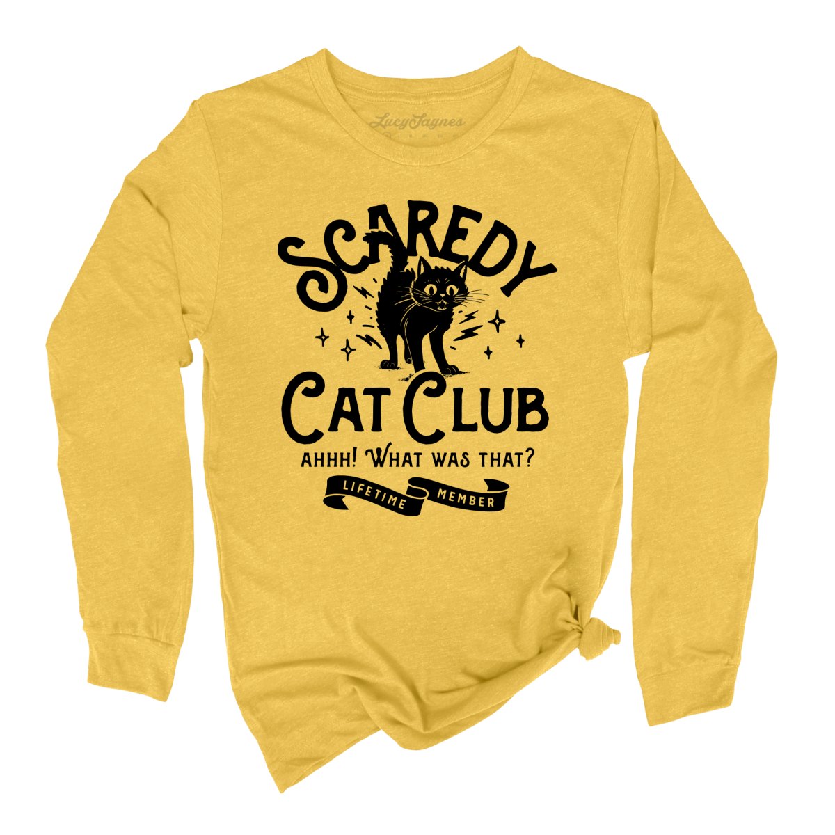 Scaredy Cat Club Long Sleeve Tee