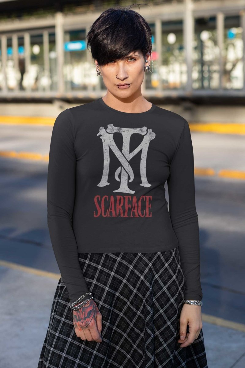 Scarface Tm Scarface Long Sleeve Boyfriend Tee