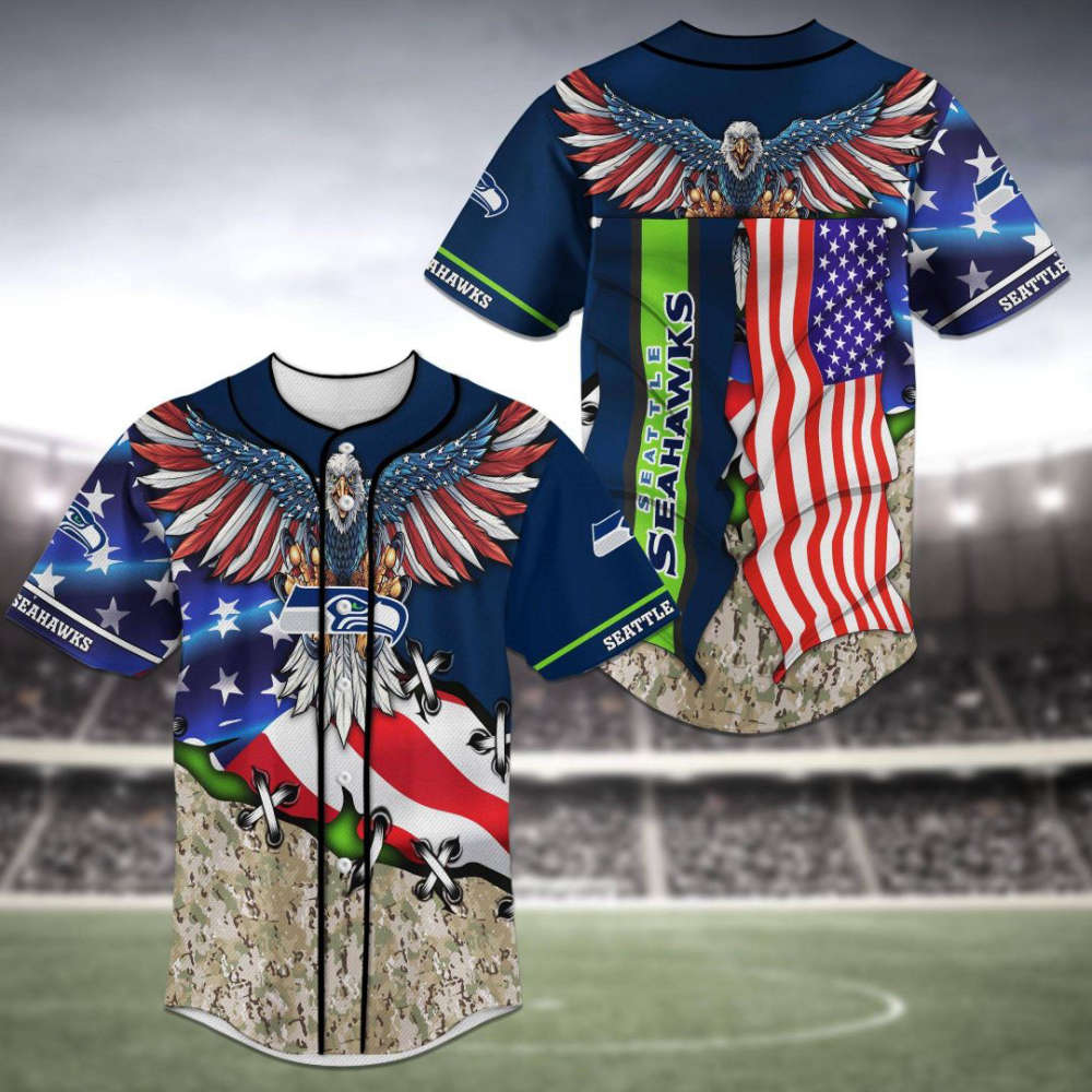 Seattle Seahawks Baseball Jersey: Show Your Team Spirit! - lylyprint.com