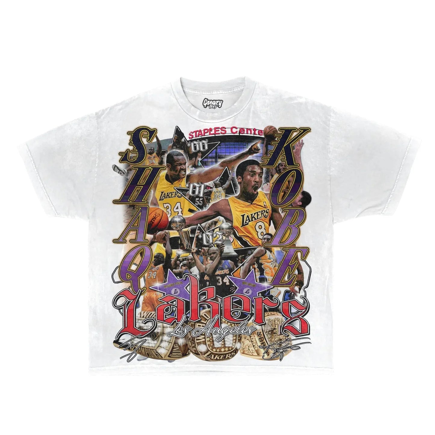 Shaq & Kobe '00-02 Tee
