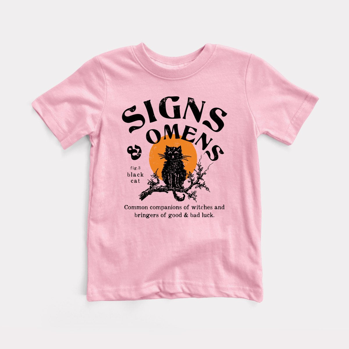 Signs And Omens Black Cat - Baby Tee