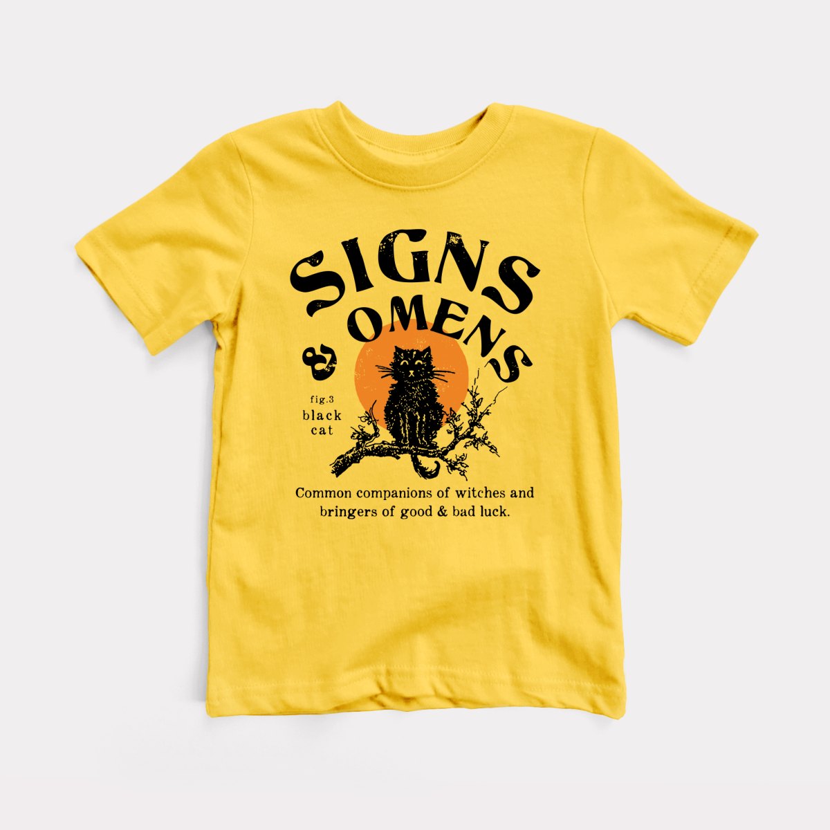 Signs And Omens Black Cat - Baby Tee