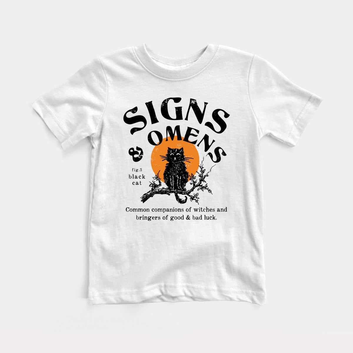 Signs And Omens Black Cat - Baby Tee