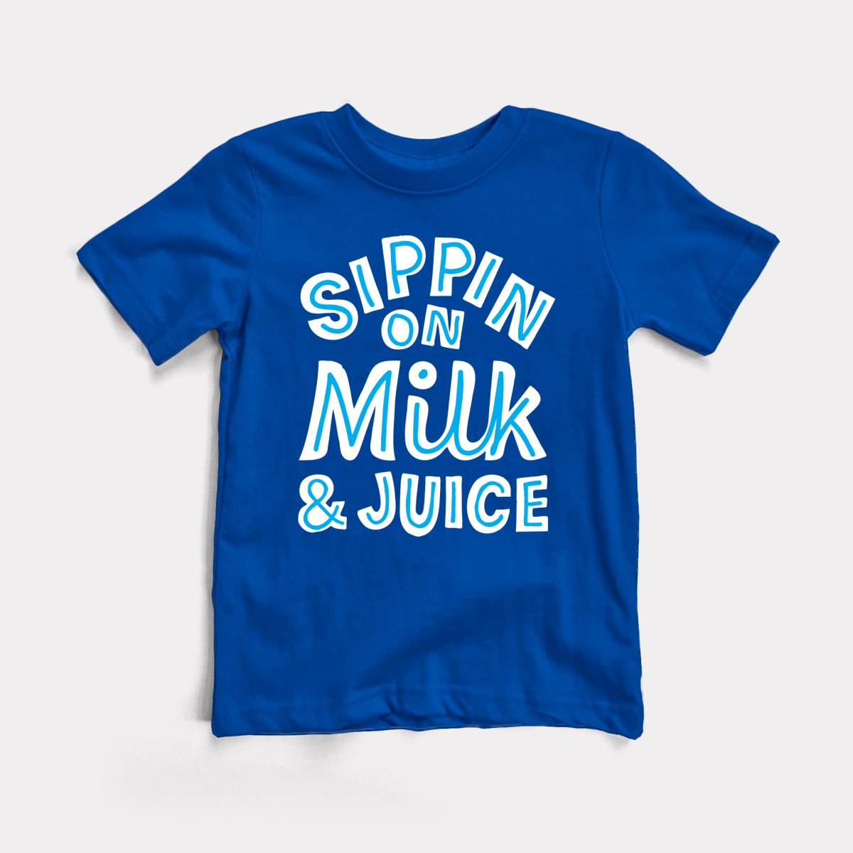 Sippin On Milk And Juice Toddler Tee