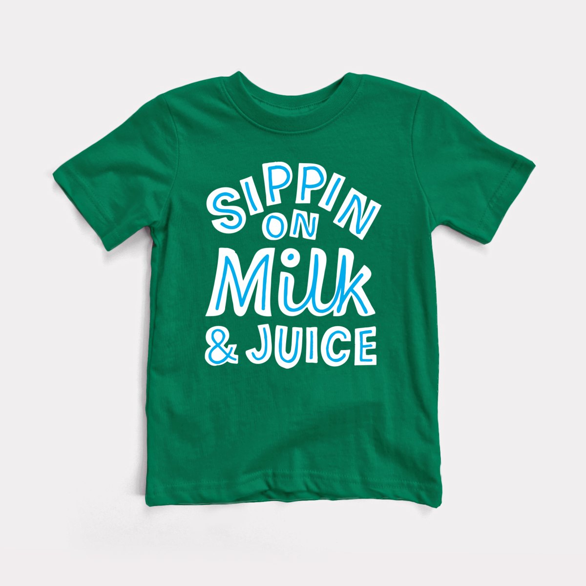 Sippin On Milk And Juice Toddler Tee