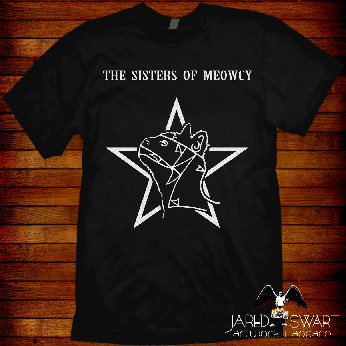 Cat World parody T-Shirt Sisters of "Meowcy"