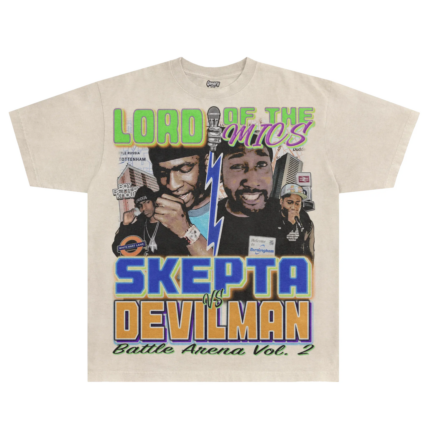 Skepta vs Devilman Lord of the Mics Tee Style003