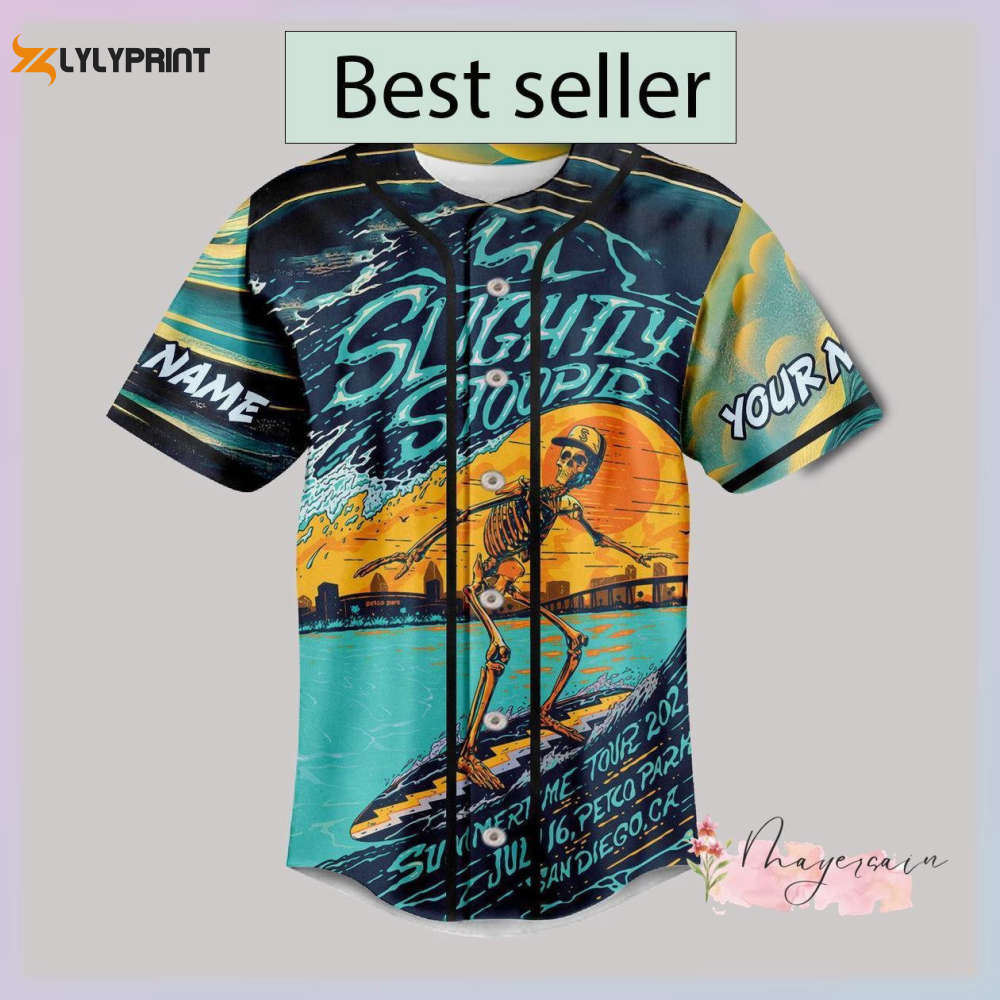 Slightly Stoopid Baseball Jersey Shirt - lylyprint.com