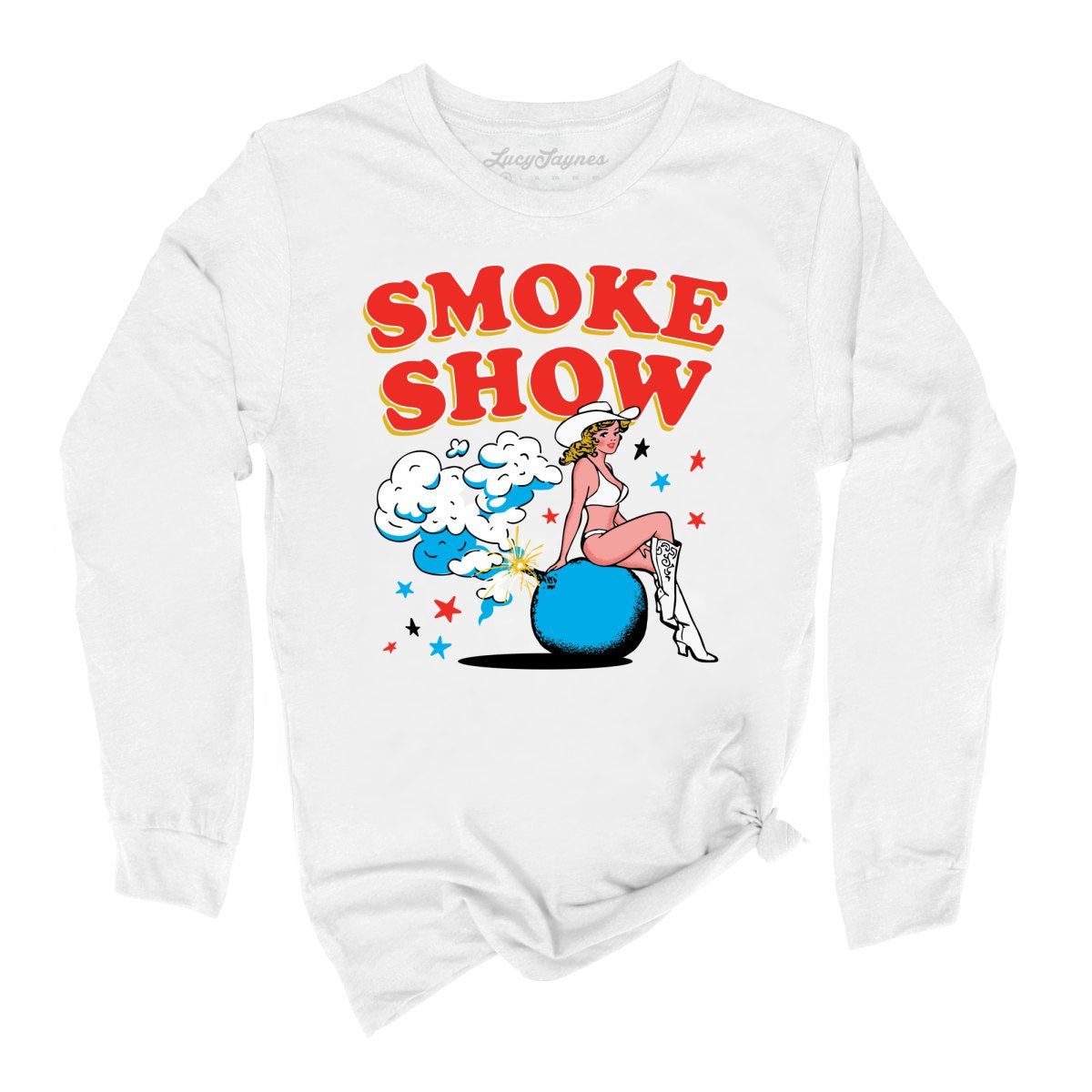 Smoke Show Babe Long Sleeve Tee