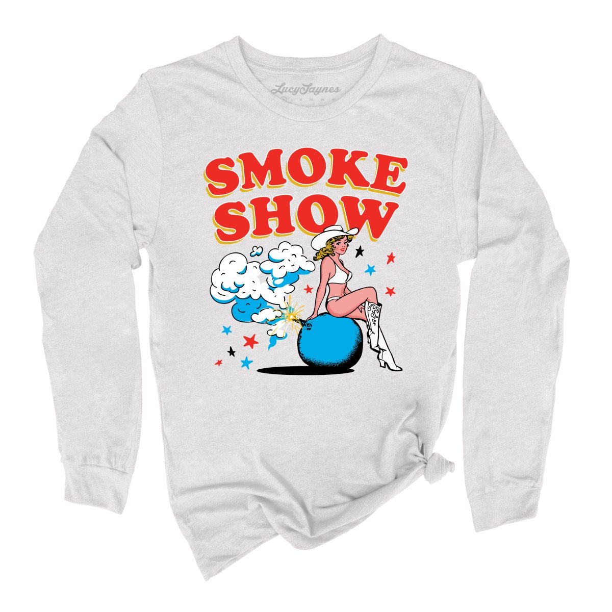 Smoke Show Babe Long Sleeve Tee