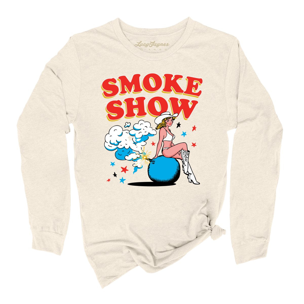 Smoke Show Babe Long Sleeve Tee
