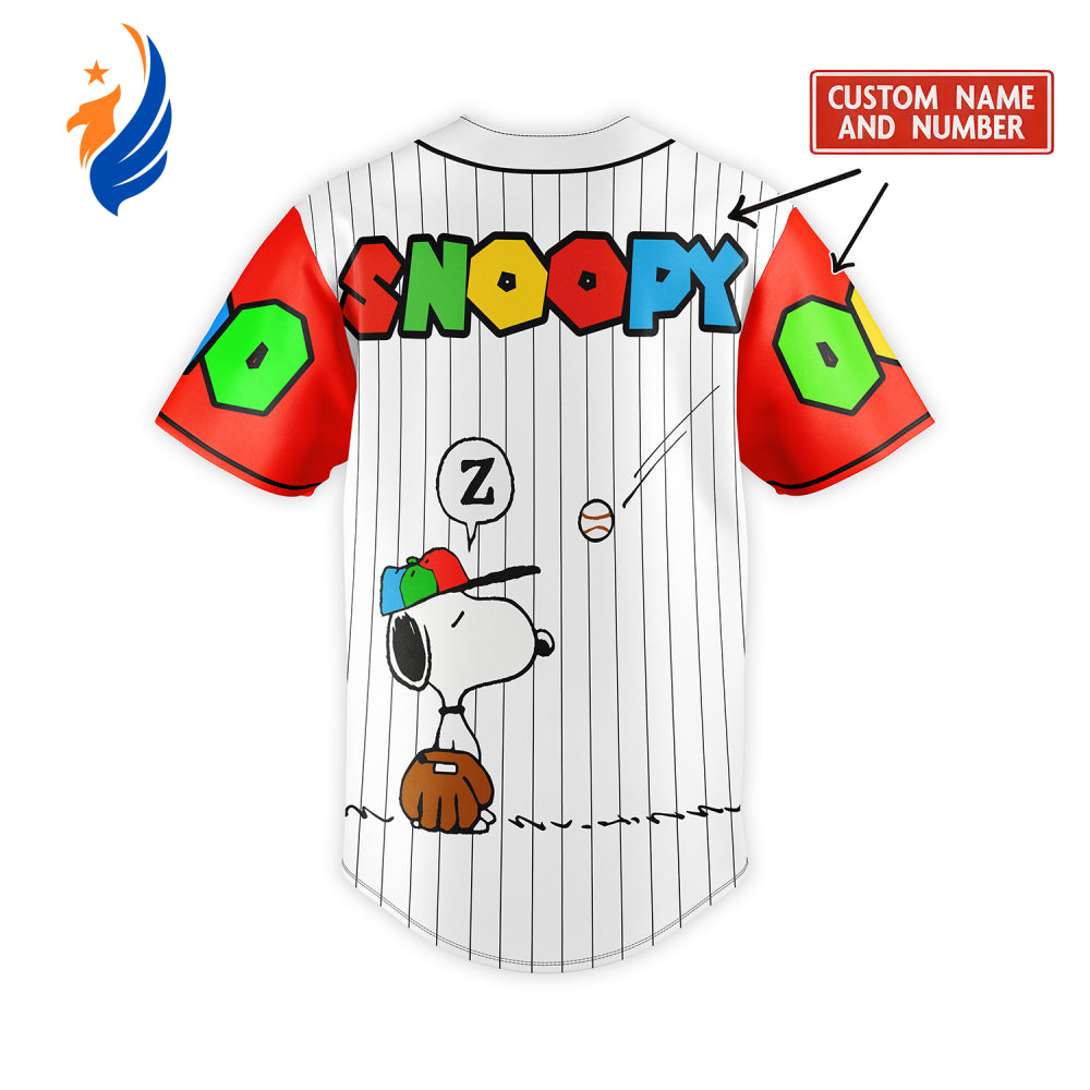 SNOOPY BASEBALL JERSEY LUXURY - Gift for Women Men - Bafud