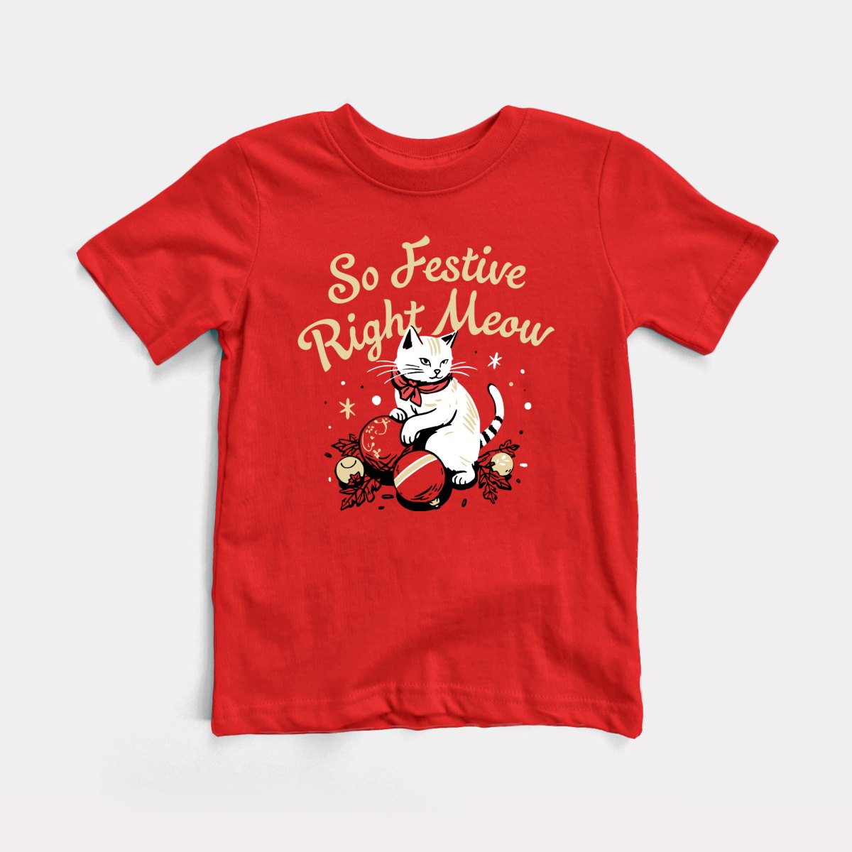 So Festive Right Meow - Baby Tee