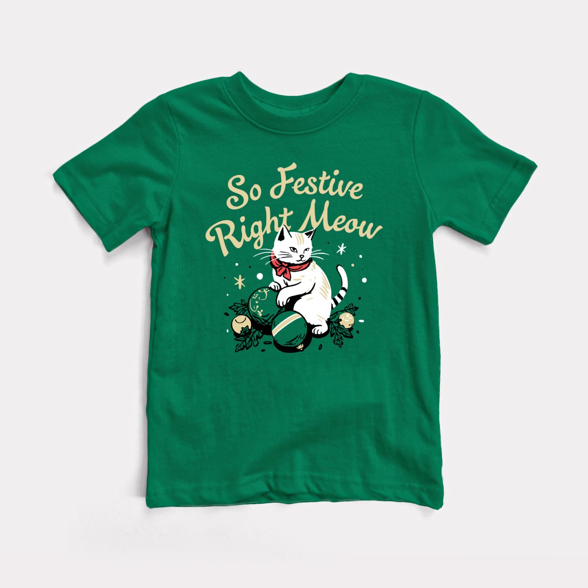 So Festive Right Meow - Baby Tee