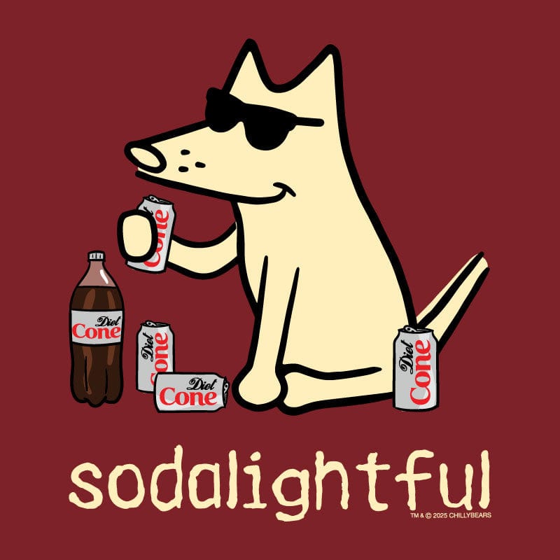 Sodalightful - Ladies Curvy V-Neck Tee