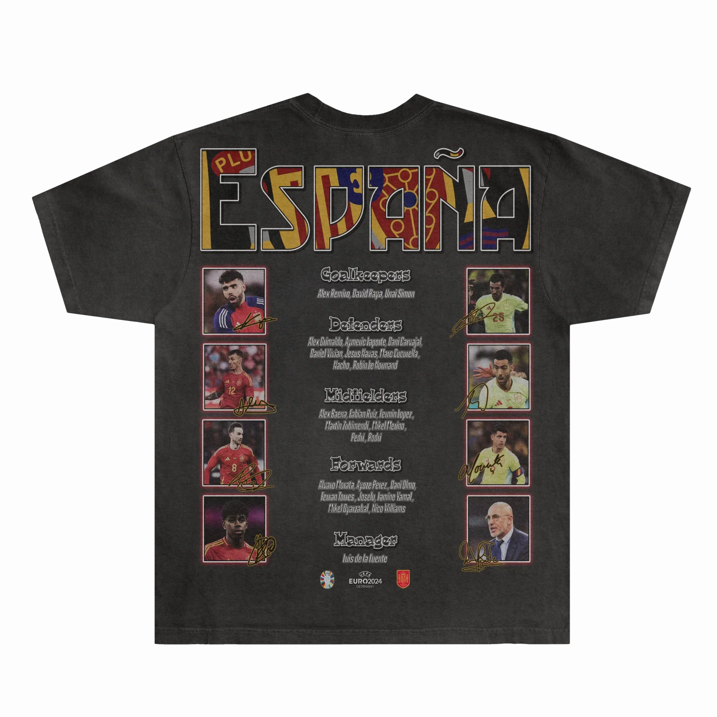 Spain Euro '24 Tee Style001