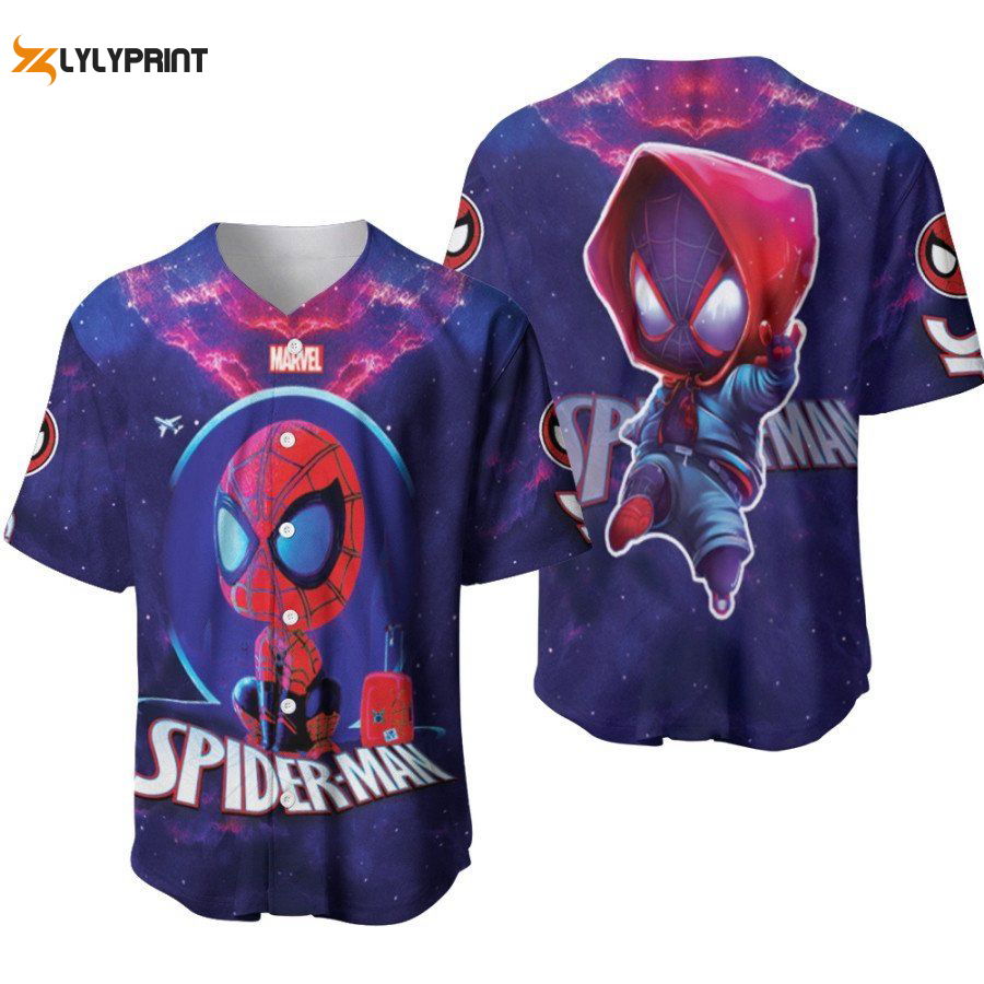 Spider Man No Way Home High School Student Superhero Saving Multiverse Designed Allover Gift For Spider Man Fans Baseball Jersey Gifts for Fans - lylyprint.com