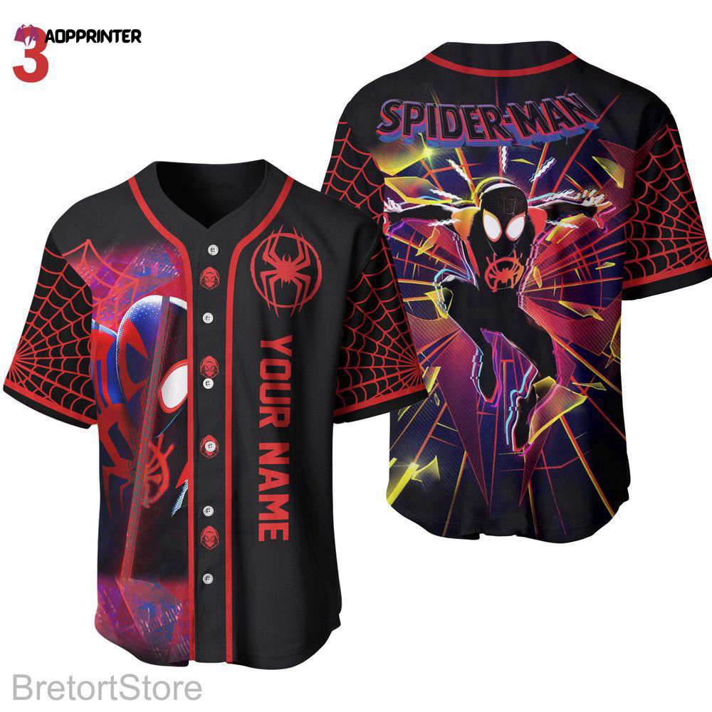 Spiderman Baseball Jersey, Superhero Shirt - Aopprinter