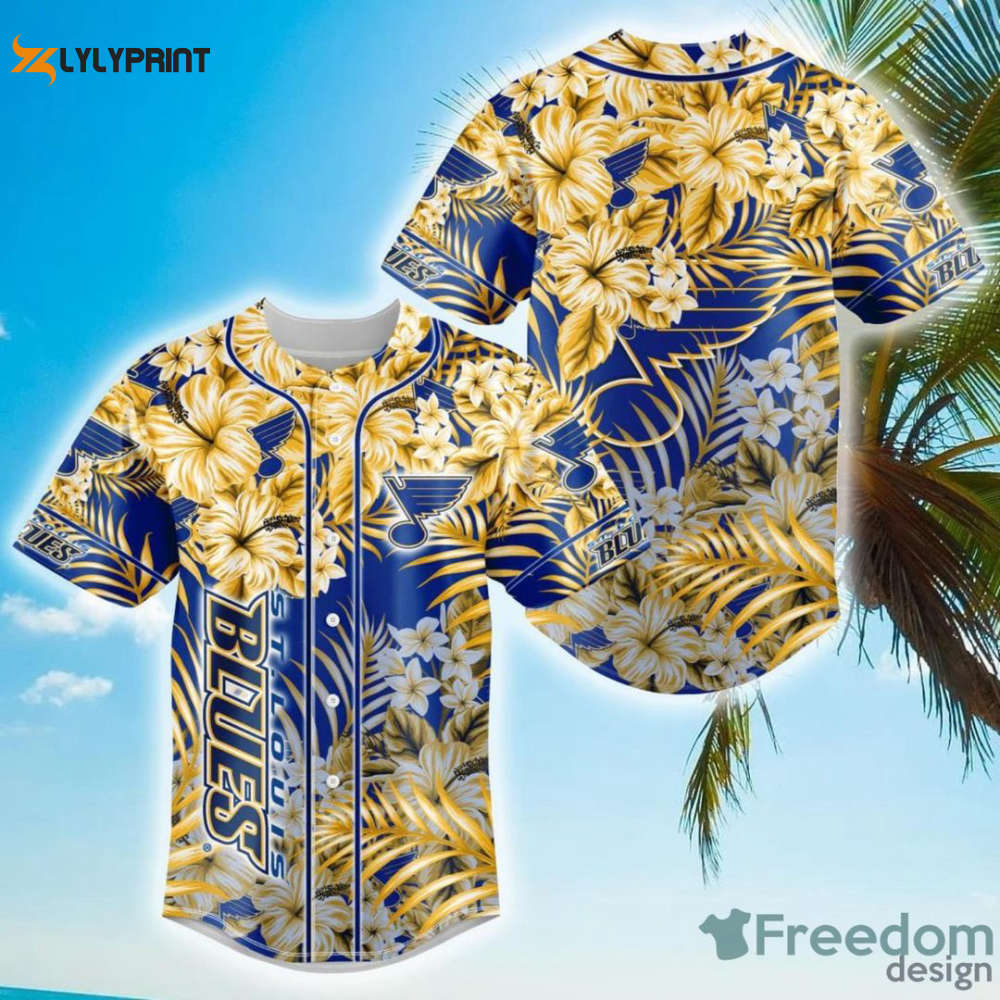 St. Louis Blues Baseball Jersey Custom For Fans BJ0079 - lylyprint.com