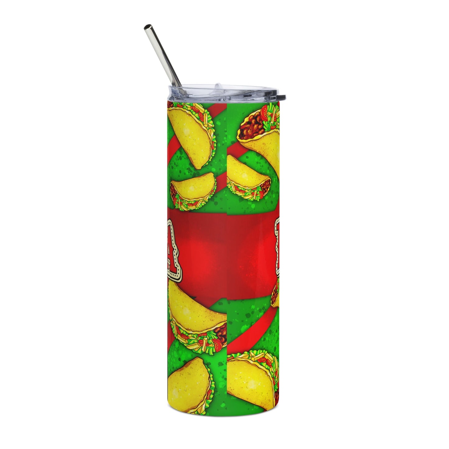 Fiesta Tacos Stainless Steel Tumbler 20oz