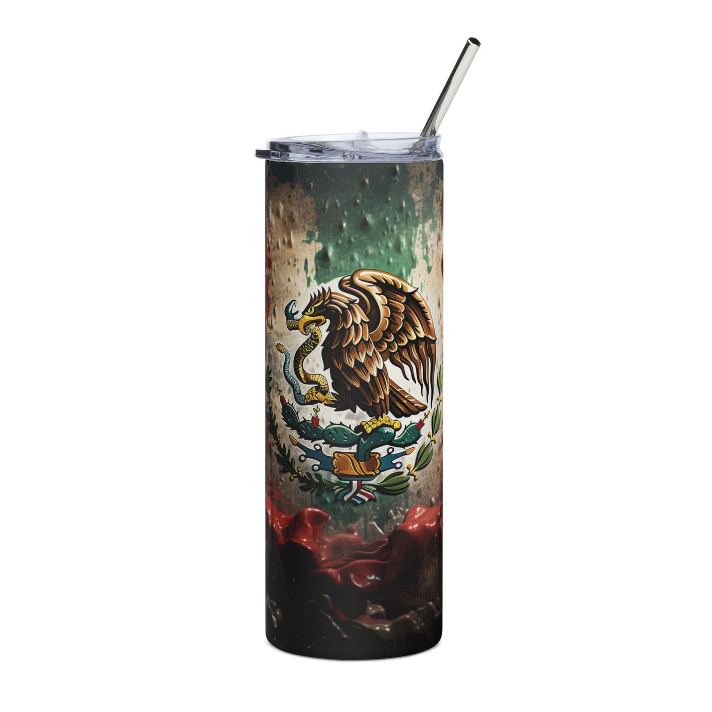 Mexican Patriotic Stainless Steel Tumbler 20oz