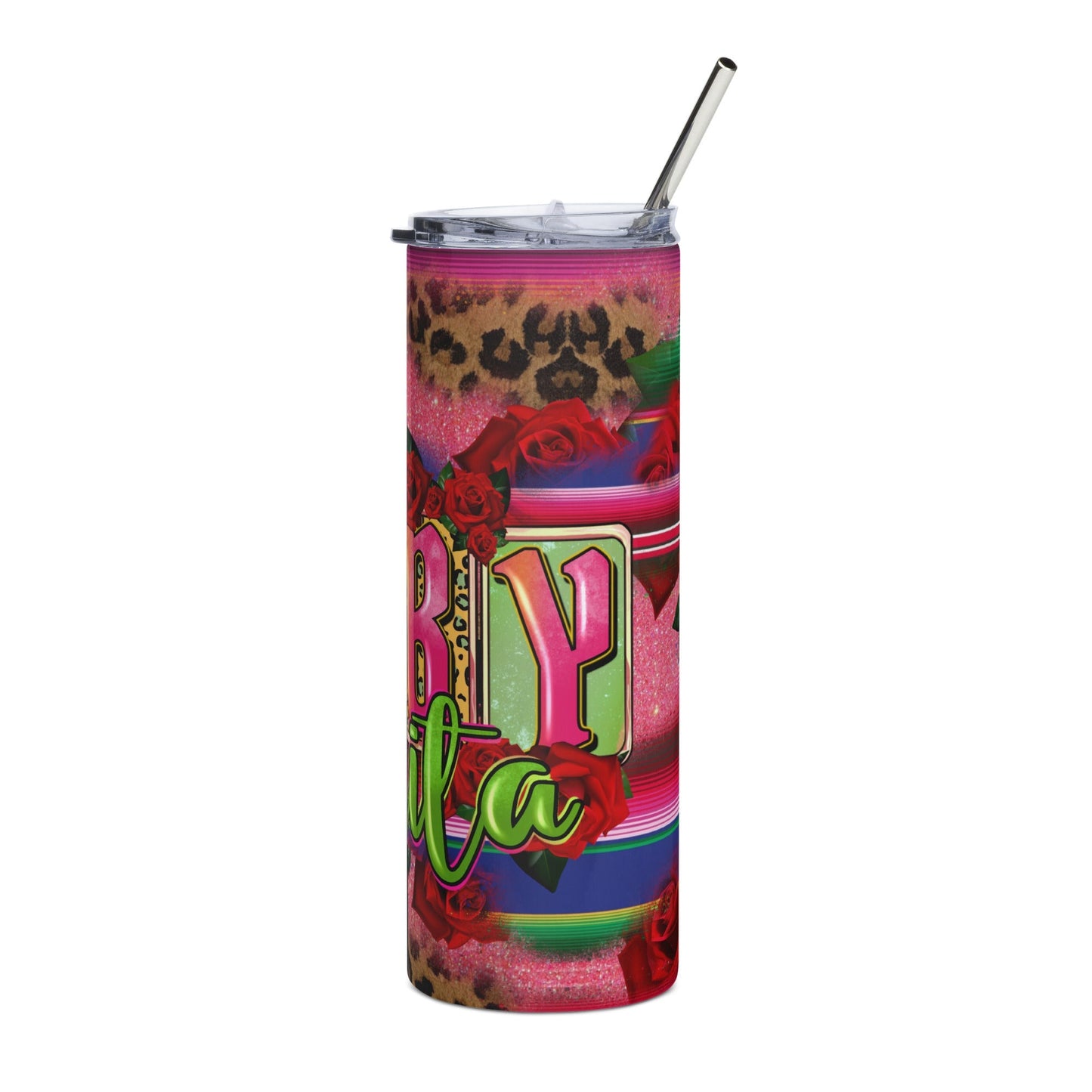 Babycita Serape Floral Stainless Steel Tumbler 20oz