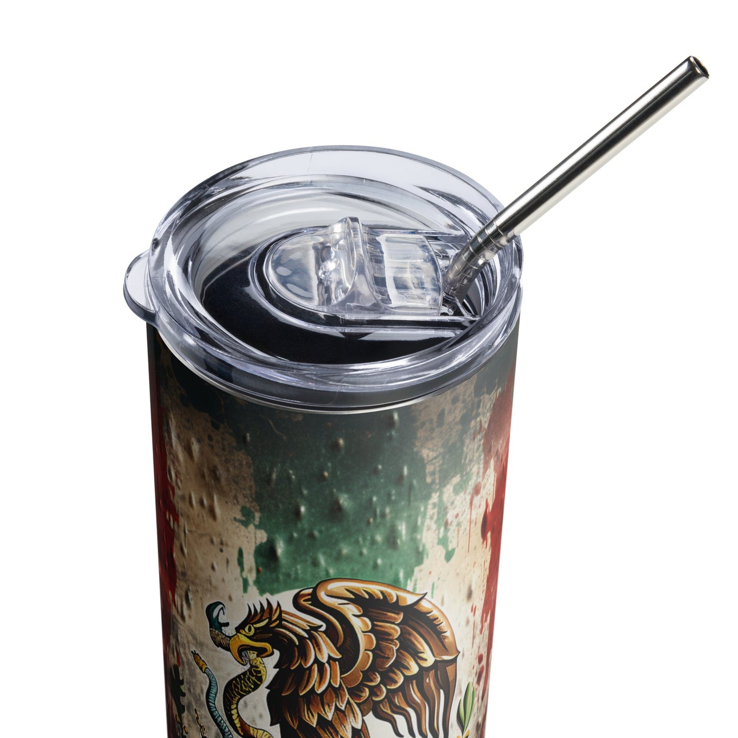Mexican Patriotic Stainless Steel Tumbler 20oz