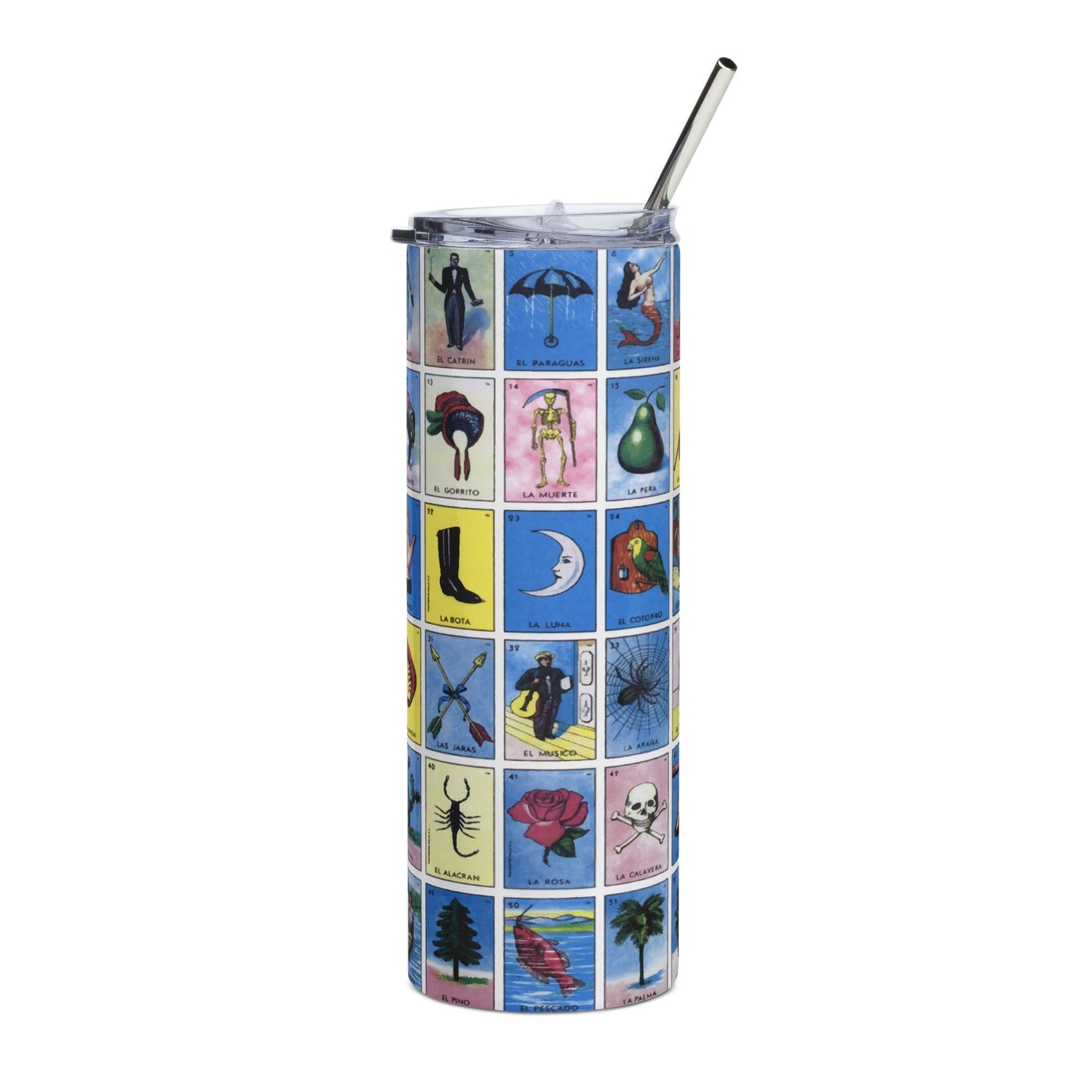 Mexican Loteria Stainless Steel Tumbler 20oz